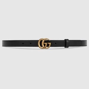 NEW GG Gucci Belt Black Leather